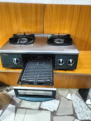 Rinnai Automatic 2 Burners Gas Cooker With Grill