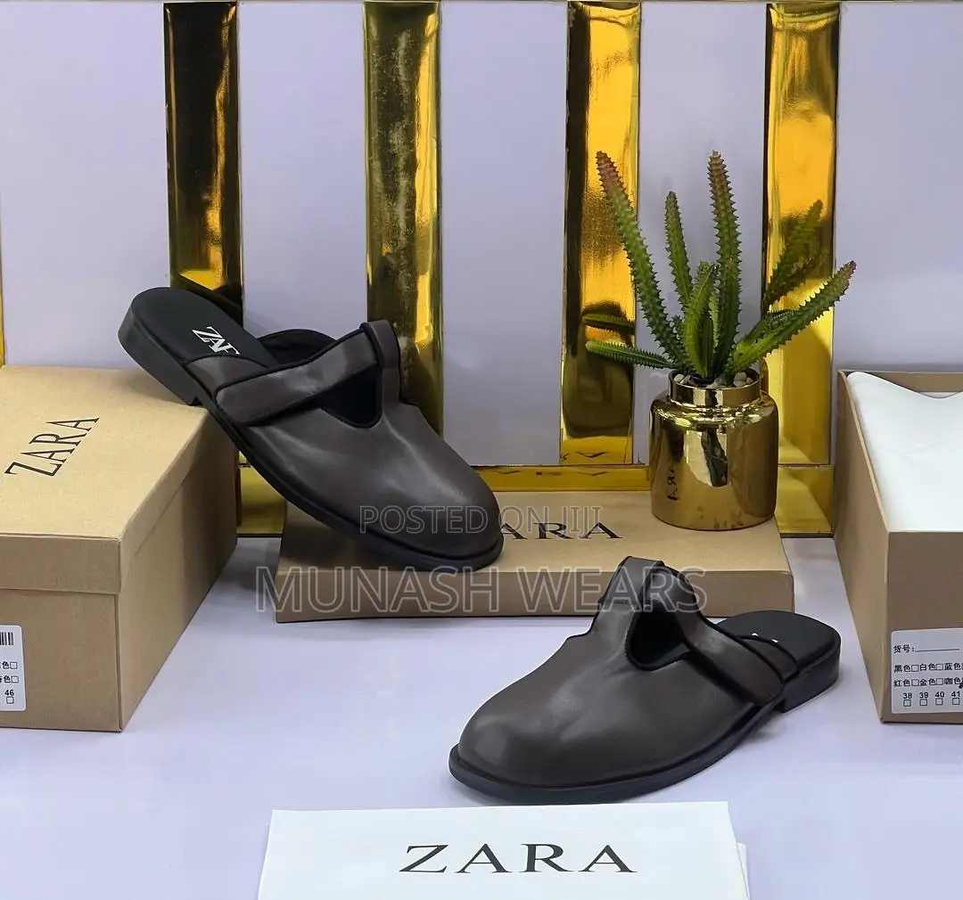 Zara Leather Half Shoe