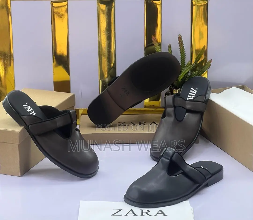 Zara Leather Half Shoe