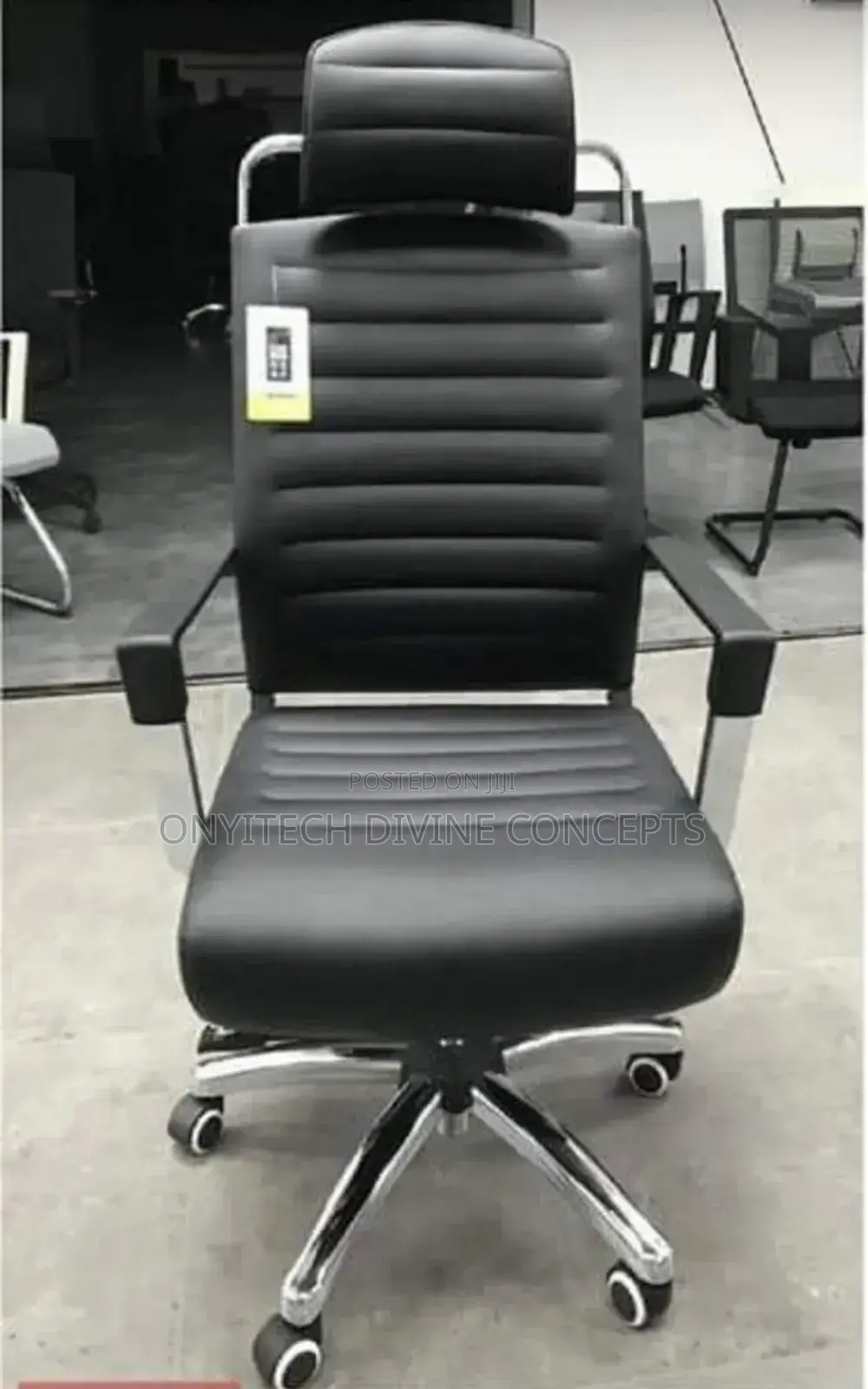 Executive Swivel Chair With Headrest