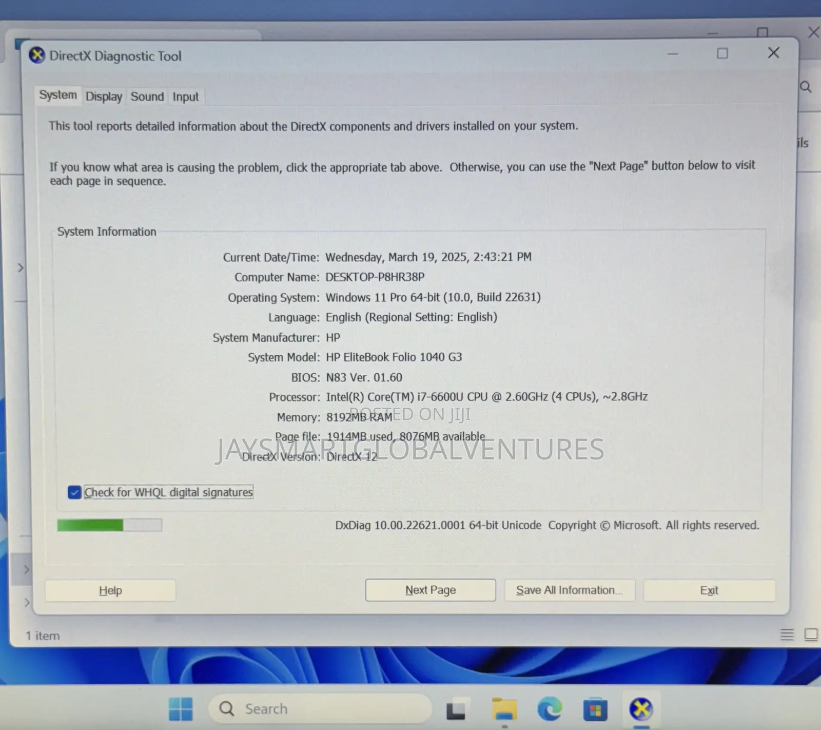 Laptop HP EliteBook 1040 G3 8GB Intel Core i7 SSD 256GB