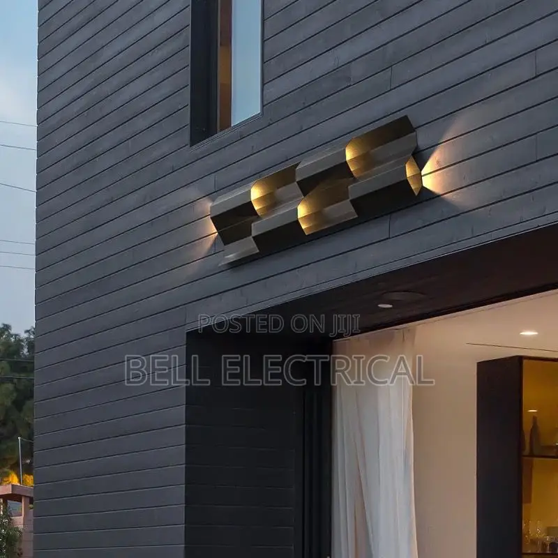 Led Sconce Black White Light Aisle