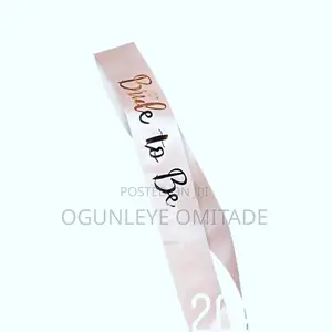 Bride Sash