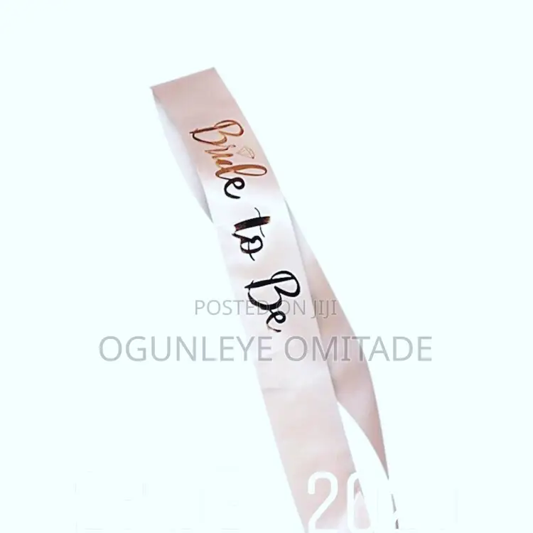 Bride Sash