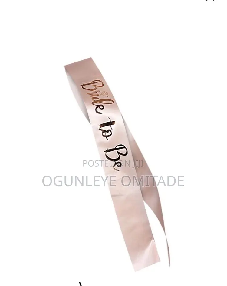 Bride Sash