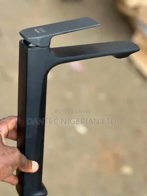 Black Countertop Mixer Tap