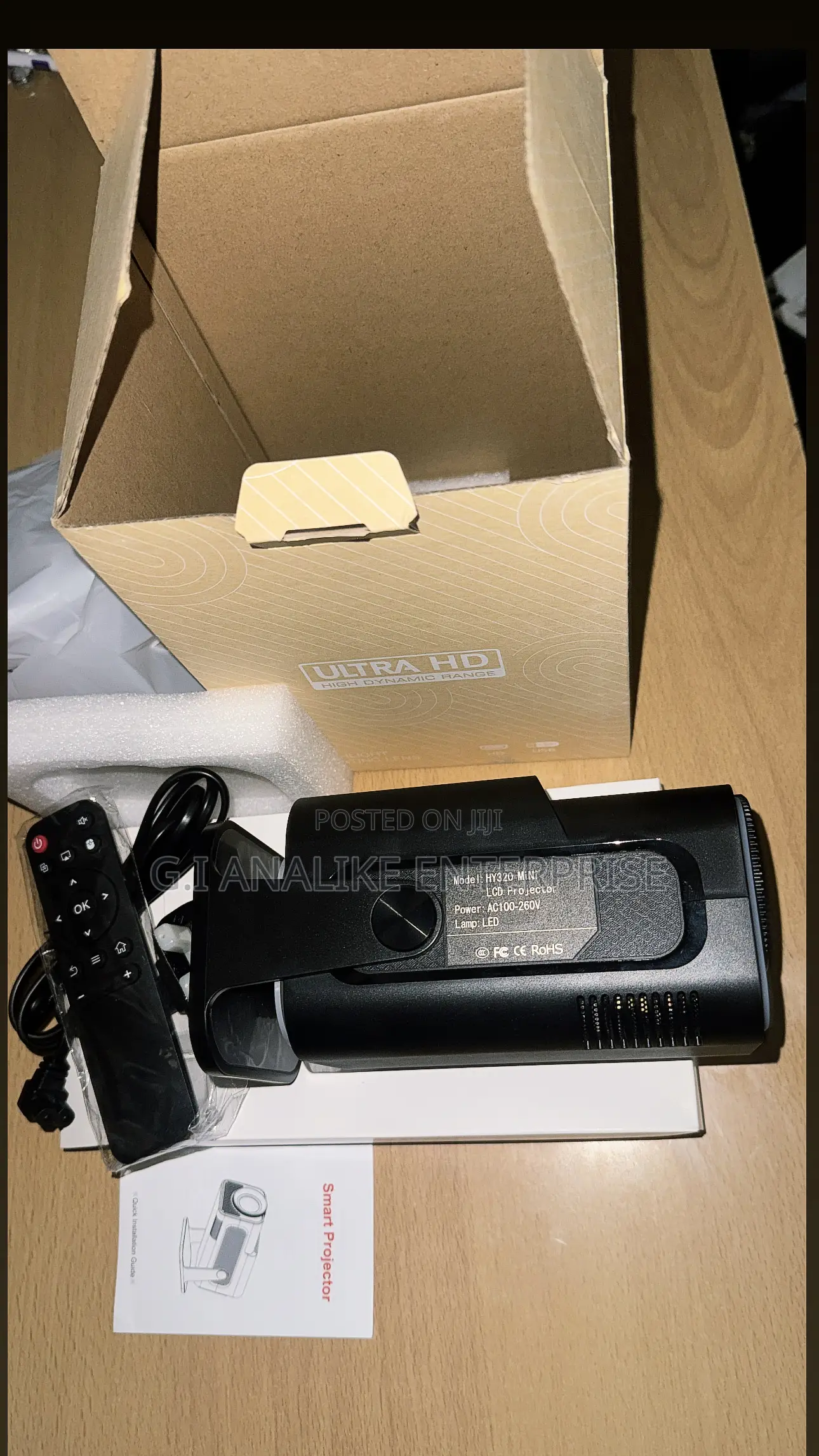 Hy320 Mini Portable Smart Projector