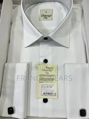 White Italian Office Shirts for Men