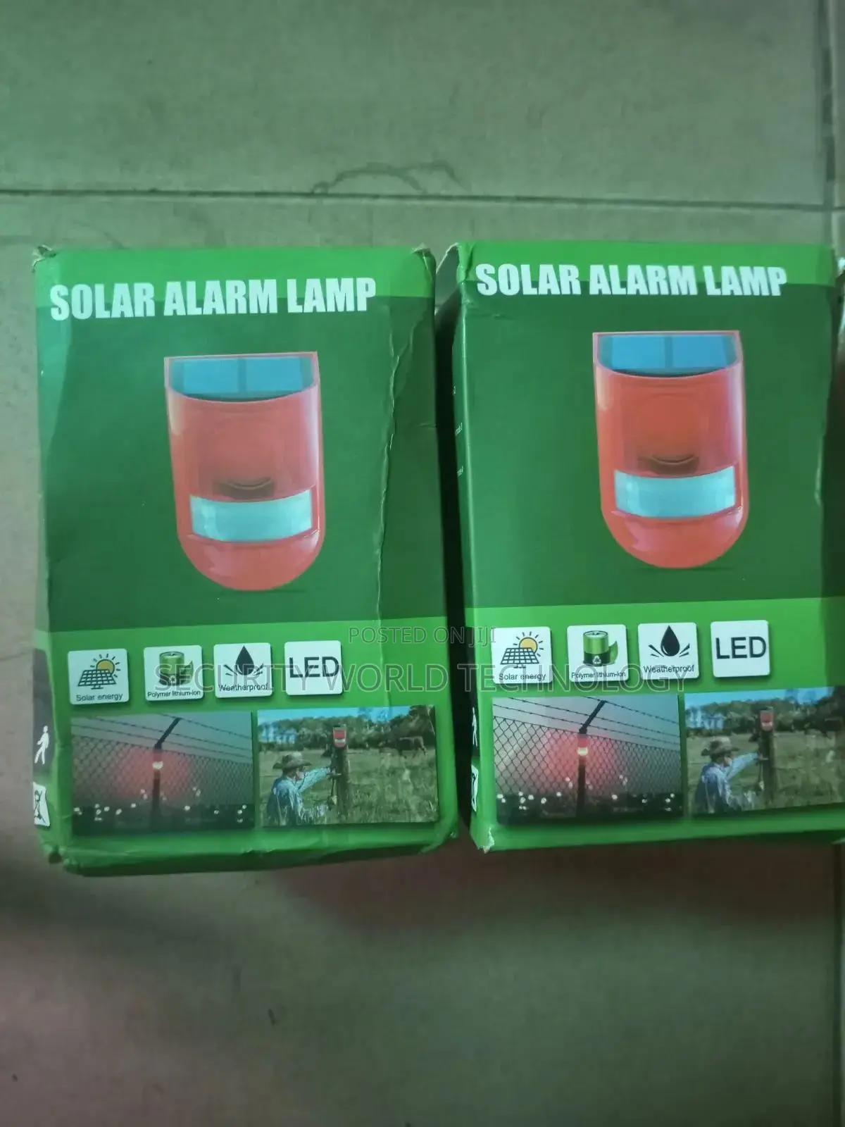 Solar Alarm Lamp