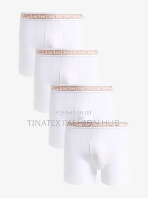 Photo - Next a Front Luxury White Cotton Strectch Boxers 4packs