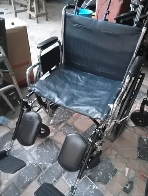 Wheelchair/Big Size With Othorpeadic Footrest Drip Stand