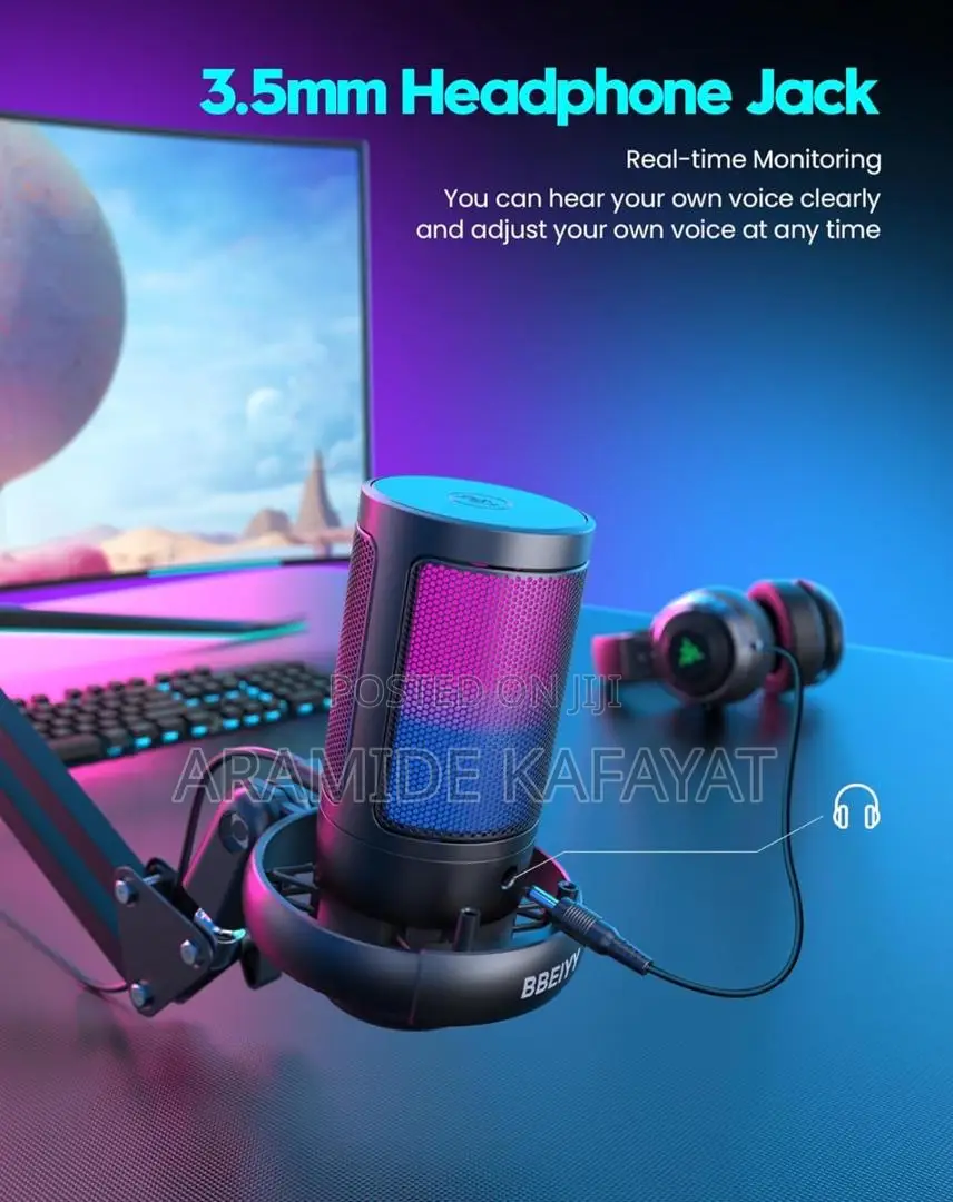 Bbeiyy Gaming Usb Microphone
