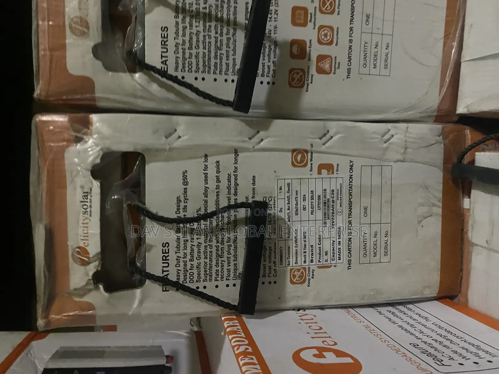 220h Pelicity Solar Battery