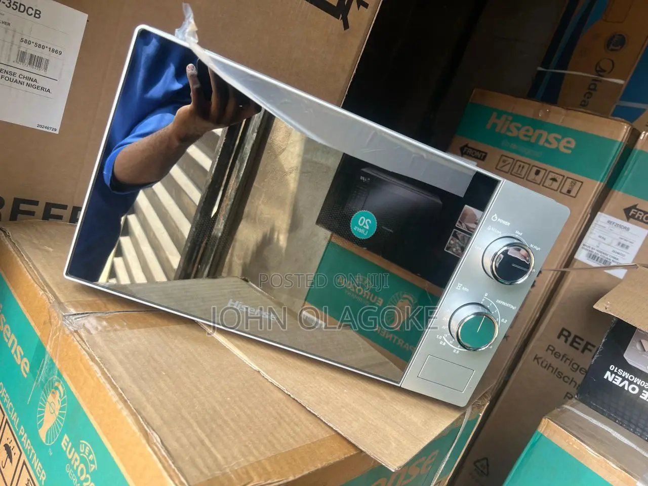 20l Hisense Silver Microwave Oven