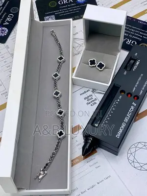 VVS Moissanite Diamond Vca Bracelets and Earrings