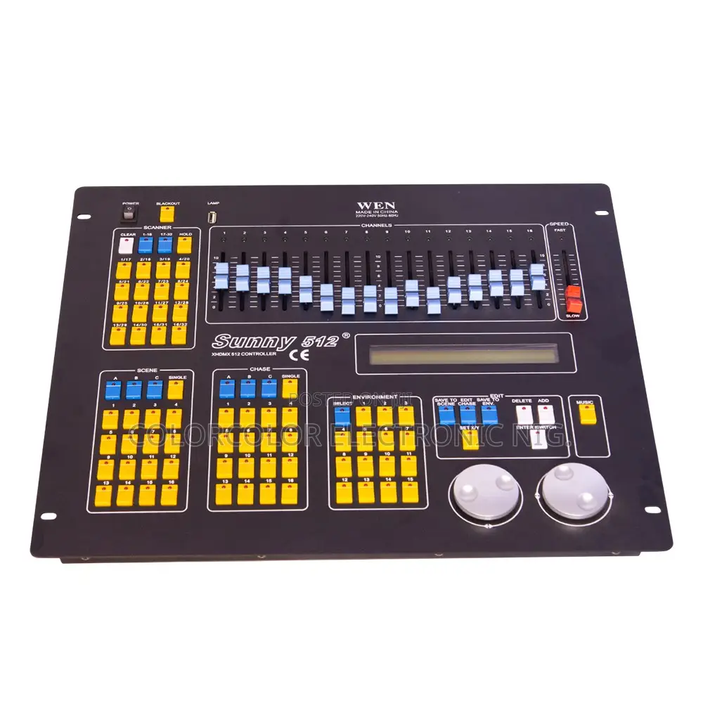 DMX Controller (Sunny 512) for Stage Light Control