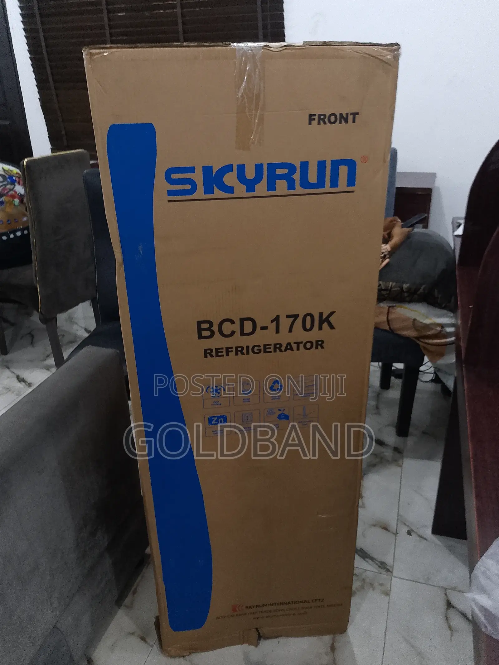 Skyrun BCD-170 170l Fast Cooling Bottom Freezer Refrigerator
