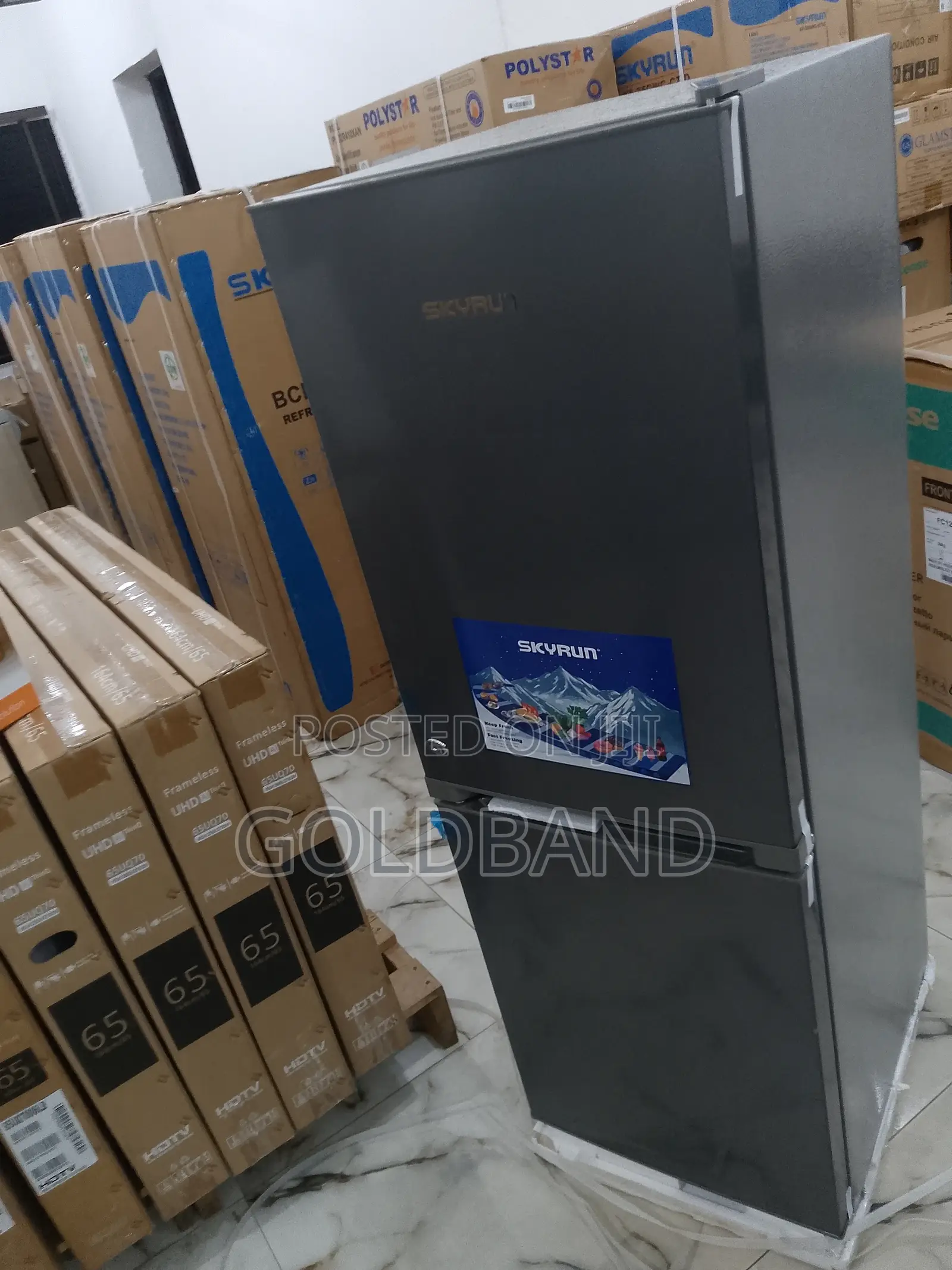 Skyrun BCD- Fast Chilling Bottom Freezer Refrigerator