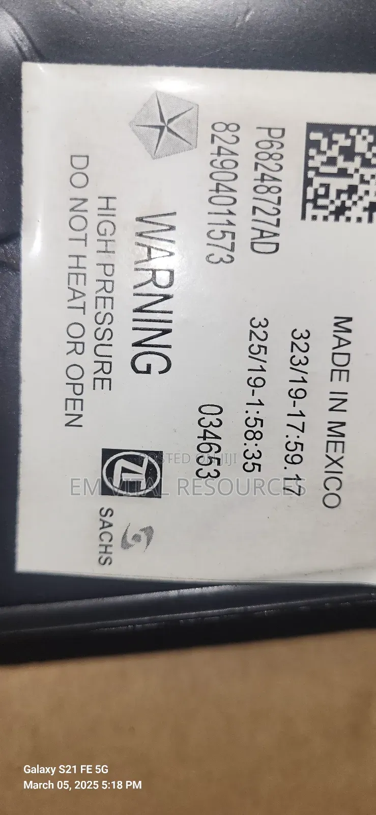 2019 Chrysler Pacifica Front Shocks