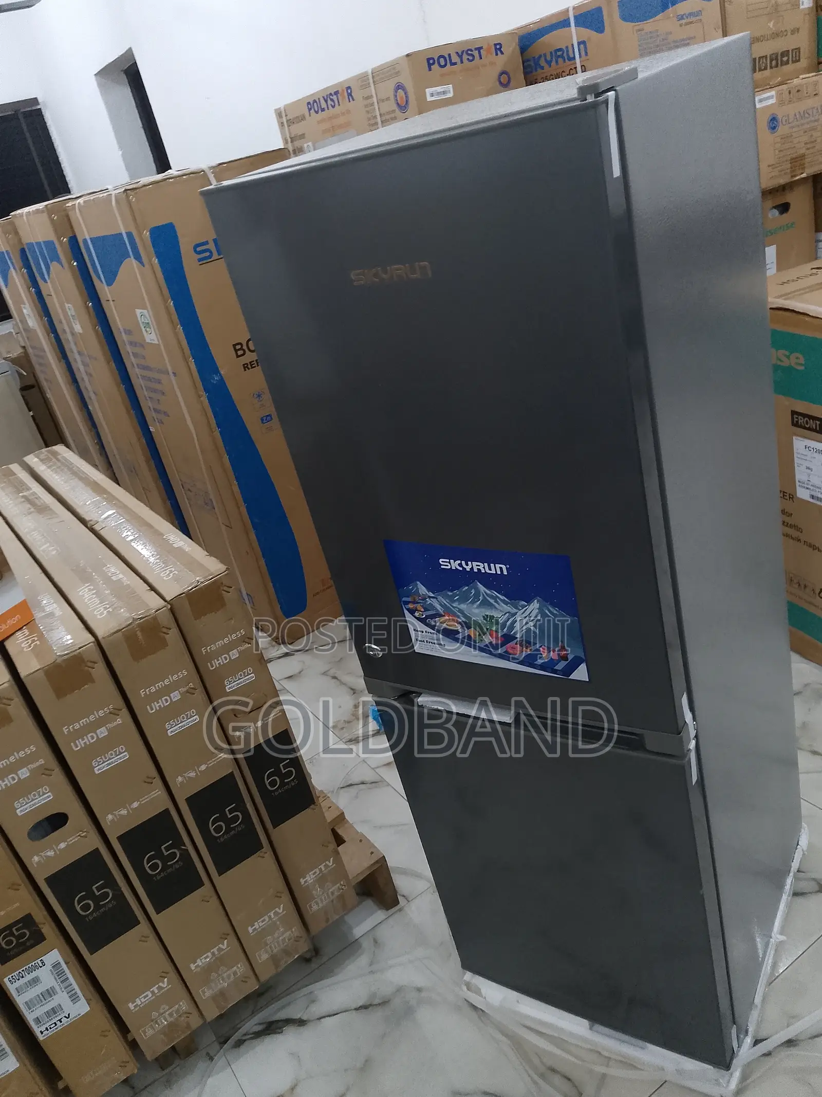 Skyrun BCD- Quick Co0ling Bottom Freezer Refrigerator