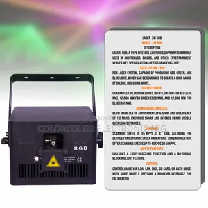 Stage Light Laser 3w RGB
