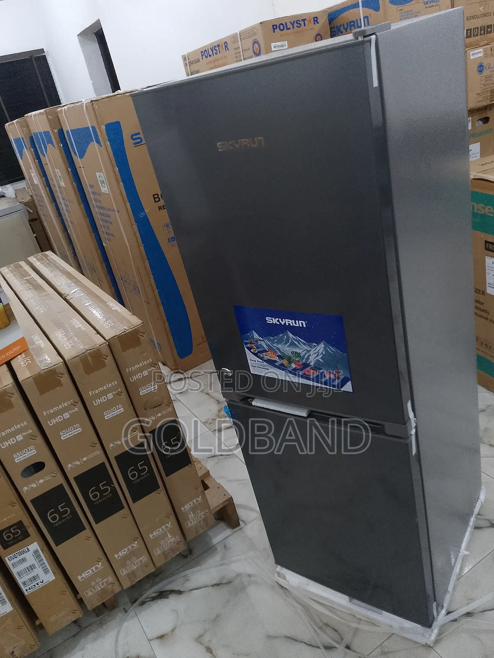 Skyrun BCD- Super Chilling Bottom Freezer Refrigerator