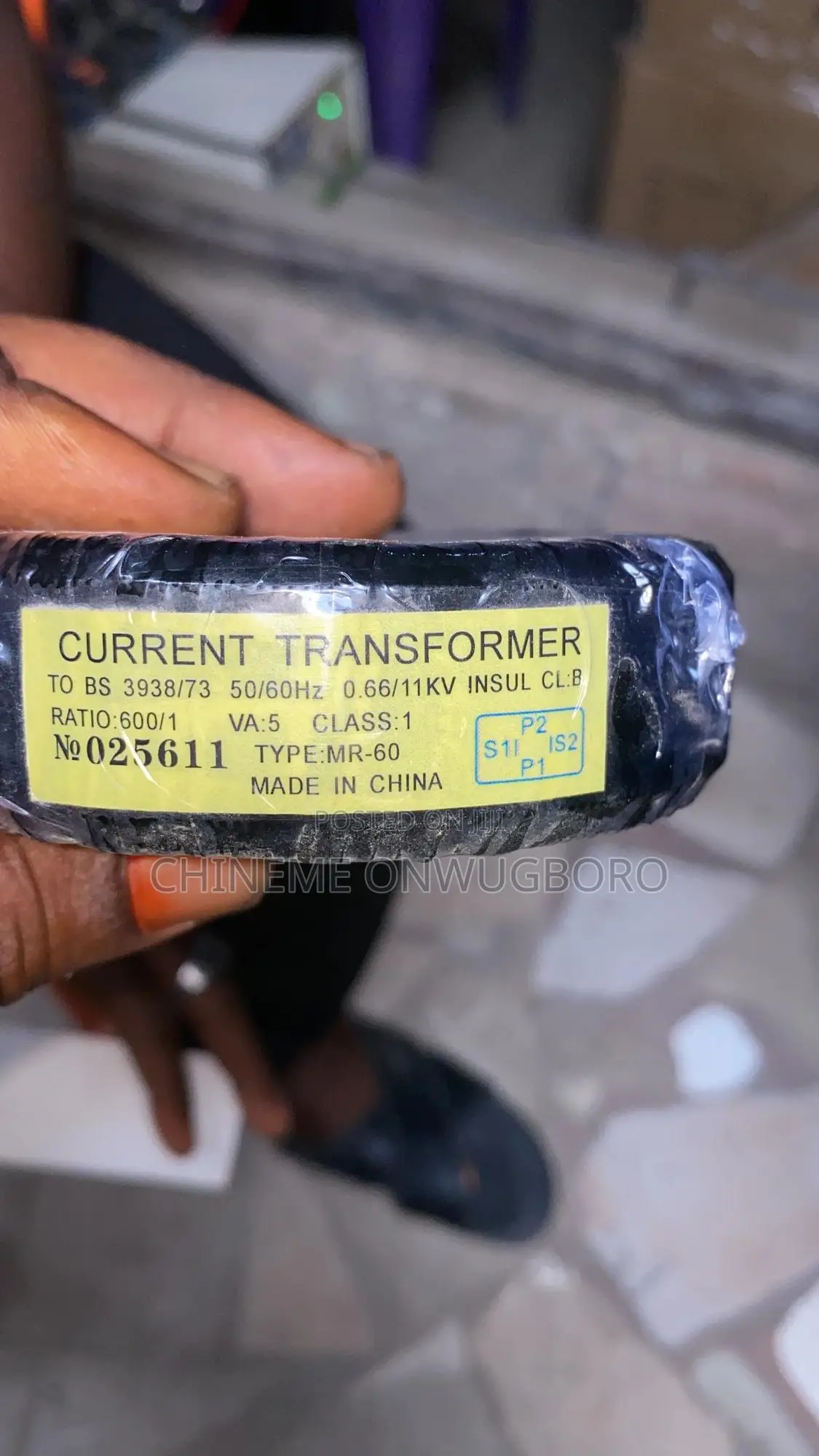 Current Transformer 600/1a