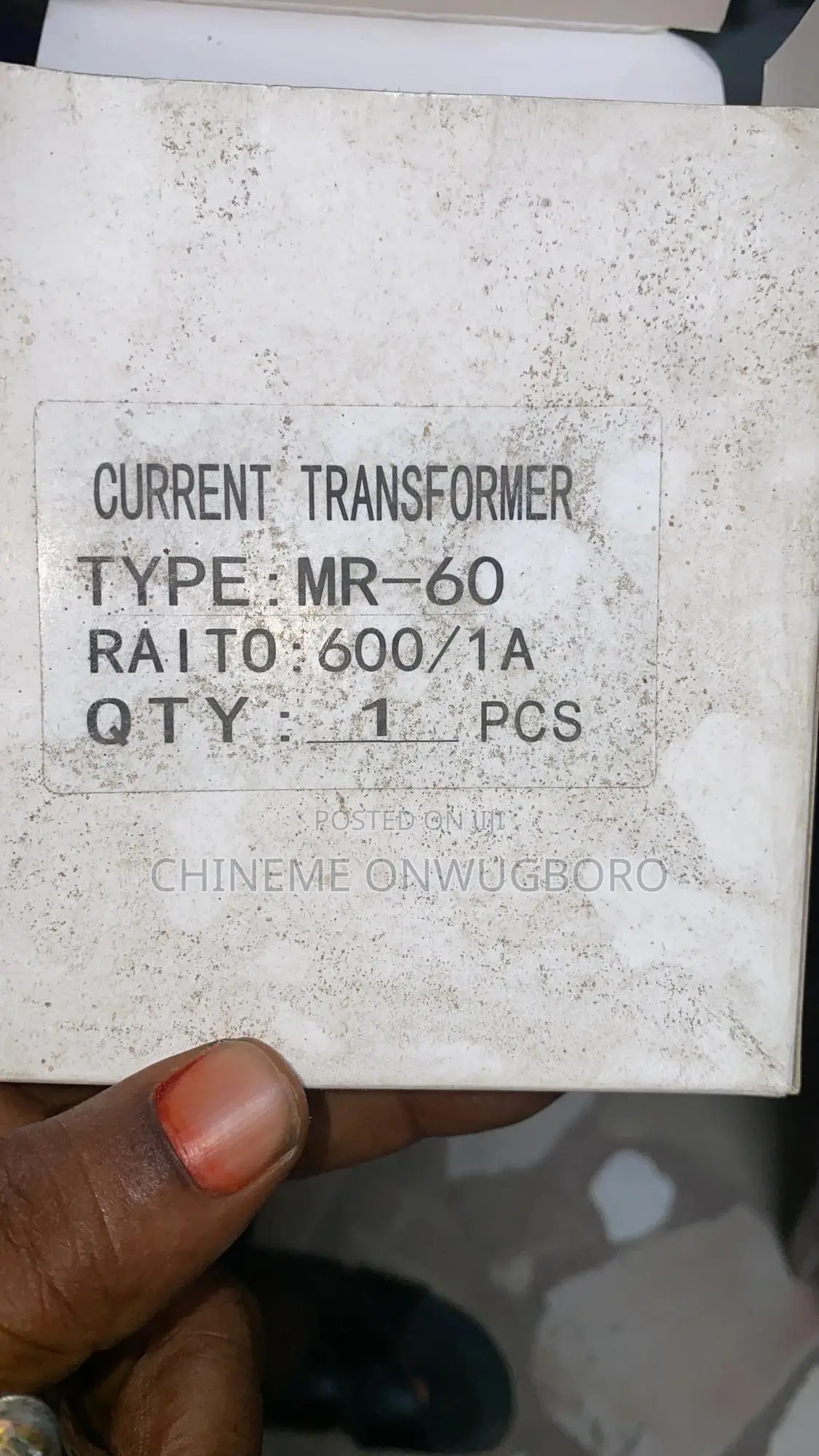 Current Transformer 600/1a