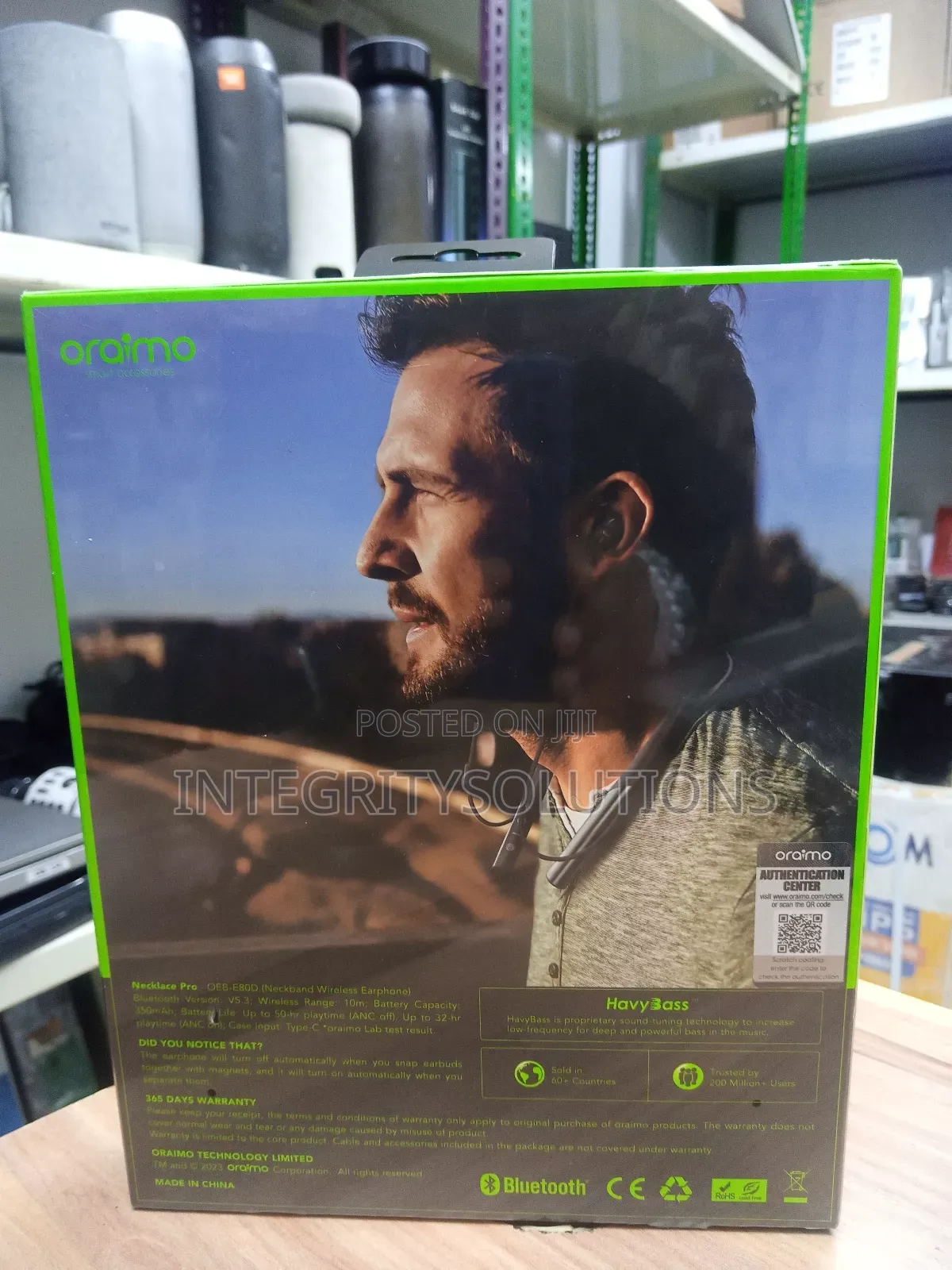Oraimo Necklace Pro Oleb-E80d Wireless Earphones