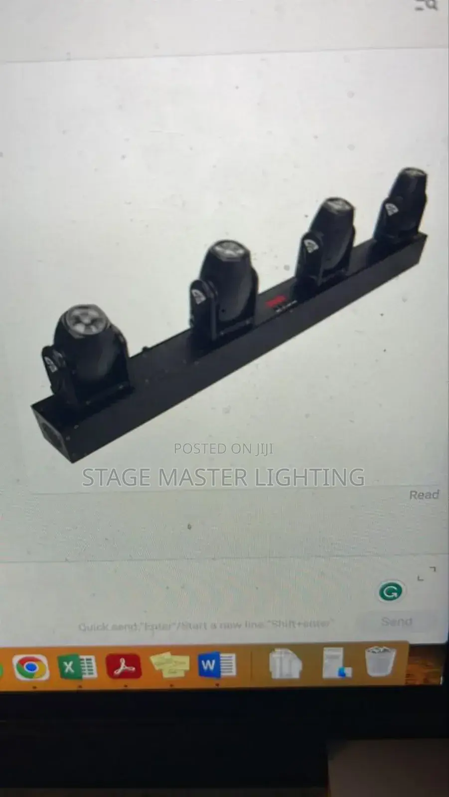 4 Moving Head Beam Light