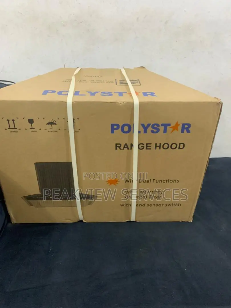 Polystar Pv-6009bd: 60cm Tempered Glass Range Hood