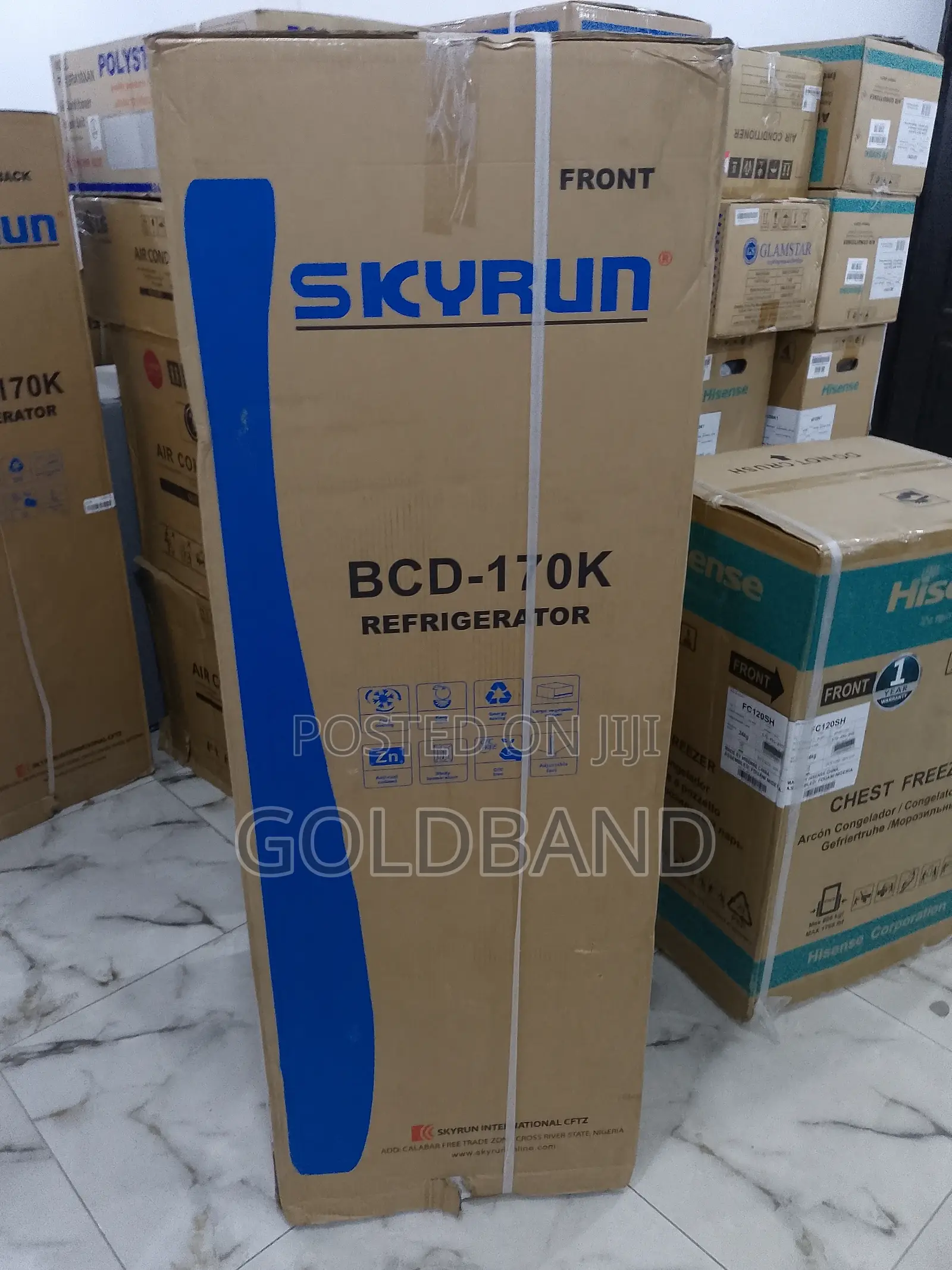 Skyrun BCD- 170l Super Freezing Double Door Refrigerator