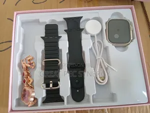 Smart Watch With Bracelet (3 Straps)