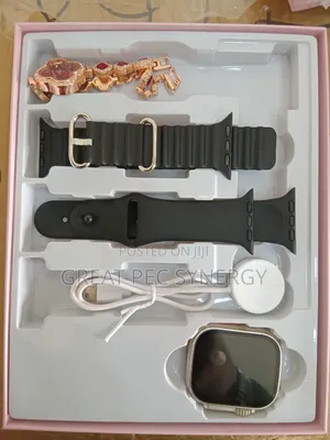 Smart Watch With Bracelet (3 Straps)