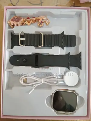 Smart Watch With Bracelet (3 Straps)