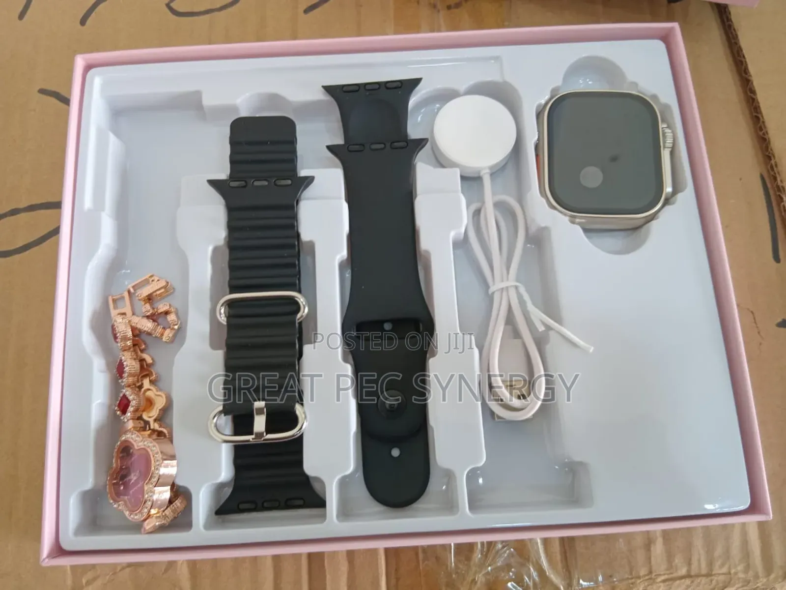 Smart Watch With Bracelet (3 Straps)