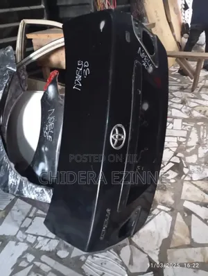 Toyota Corolla 2008 Model Boot Empty
