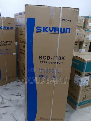 Skyrun BCD- 170l Double Door Bottom Freezer Refrigerator