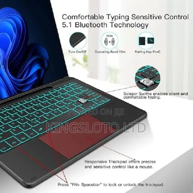 Surface Pro X Pro 8 Pro 9 Wireless Bluetooth Keyboard