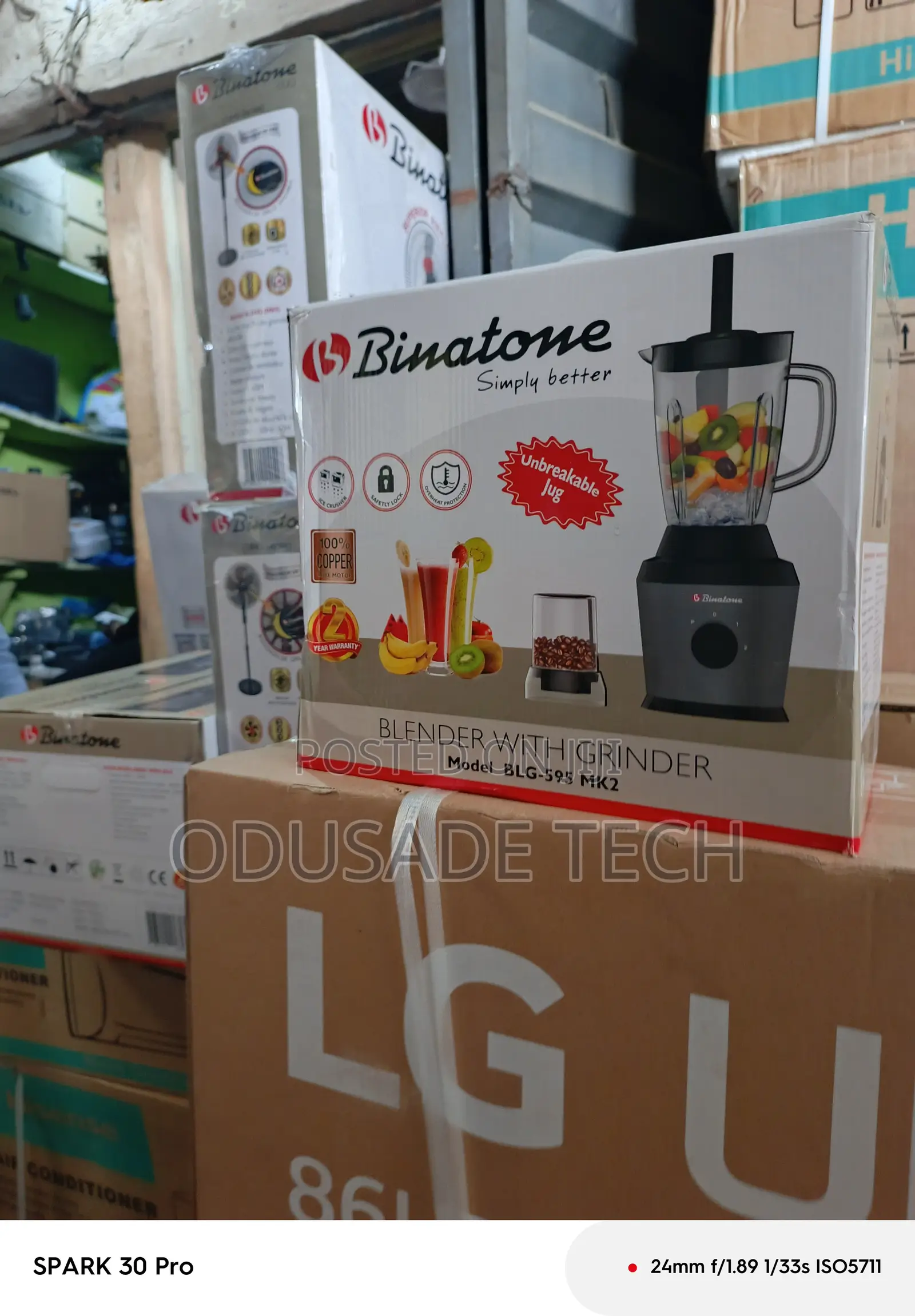 Mix Maven Binatone Blender Grinder BLG-595 Mk2