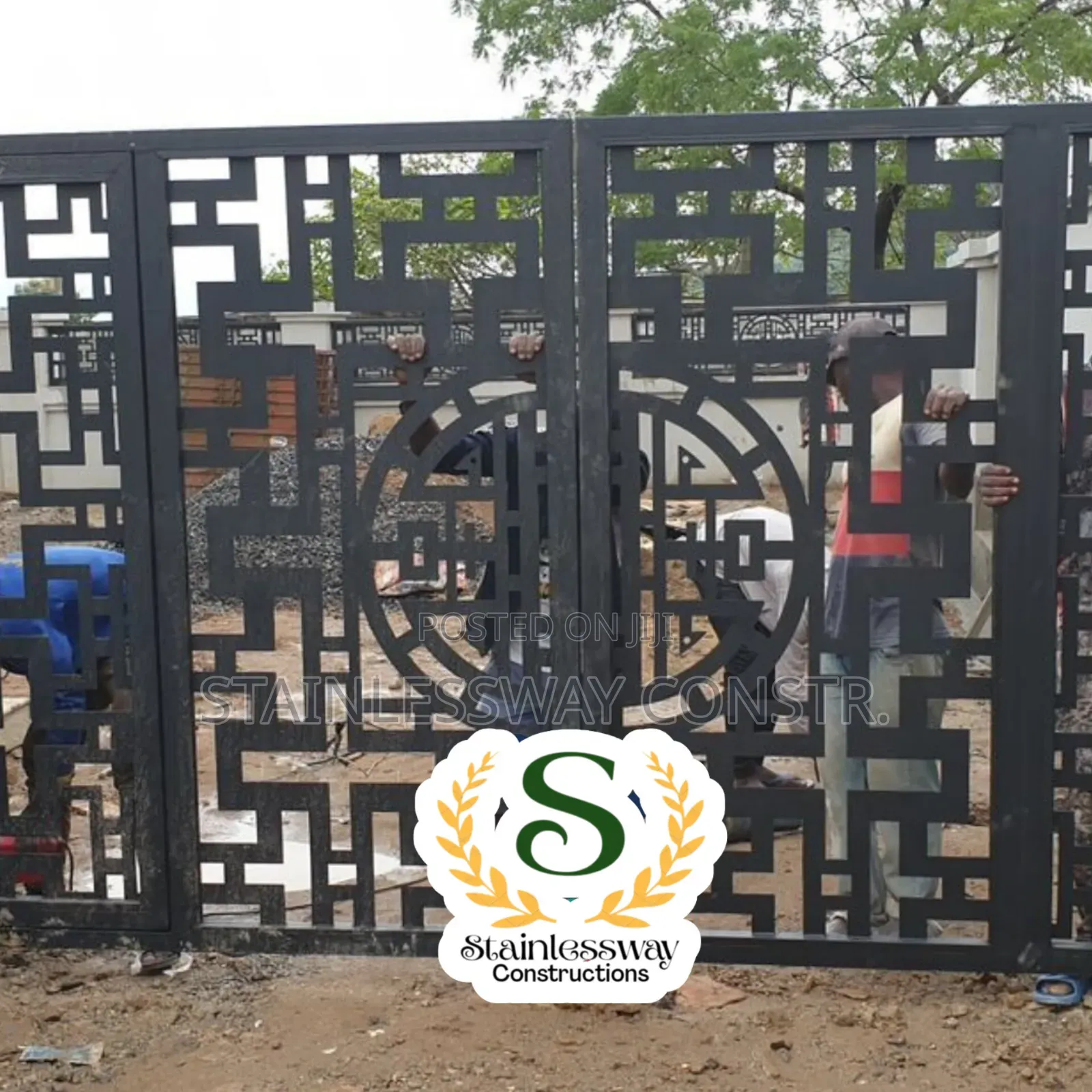 Lasercut Cristus Gate