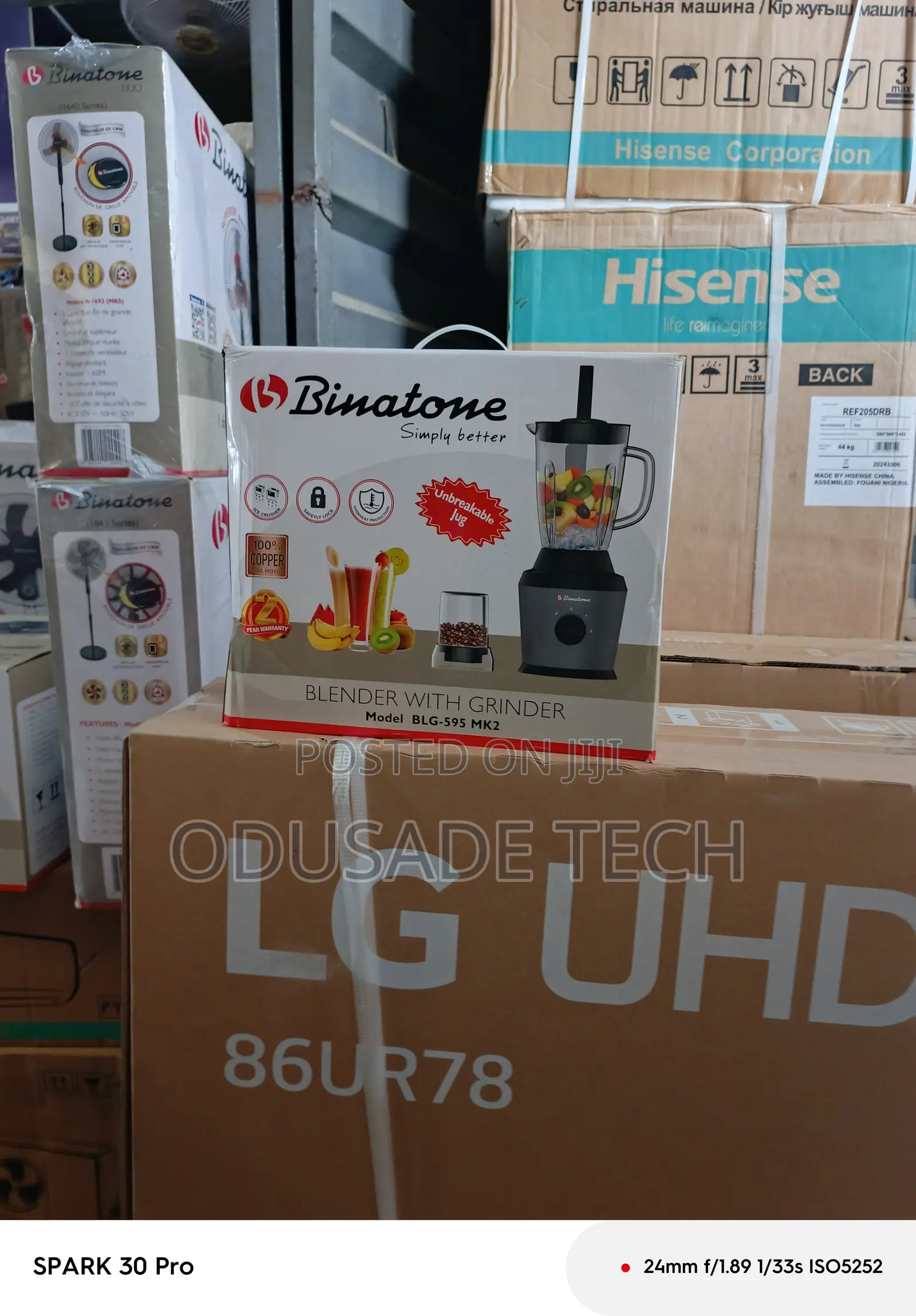 Grind Wizard Binatone Blender Grinder BLG-595 Mk2