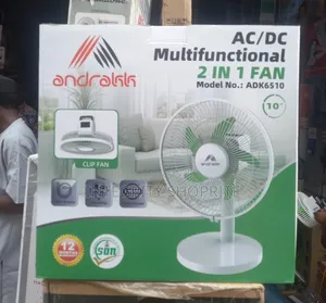 Andrakk Multifunctional 2 in 1 Fan 10inches