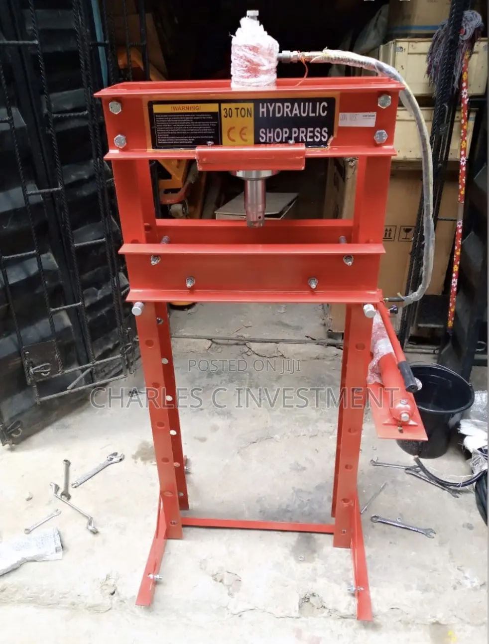 30 Ton Hydraulic Shop Press