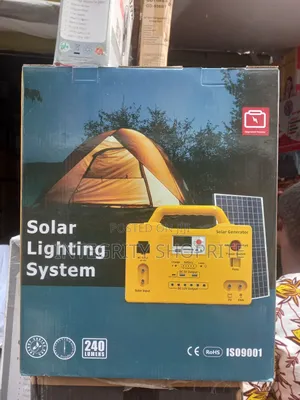 Solar Lighting System
Solar Generator