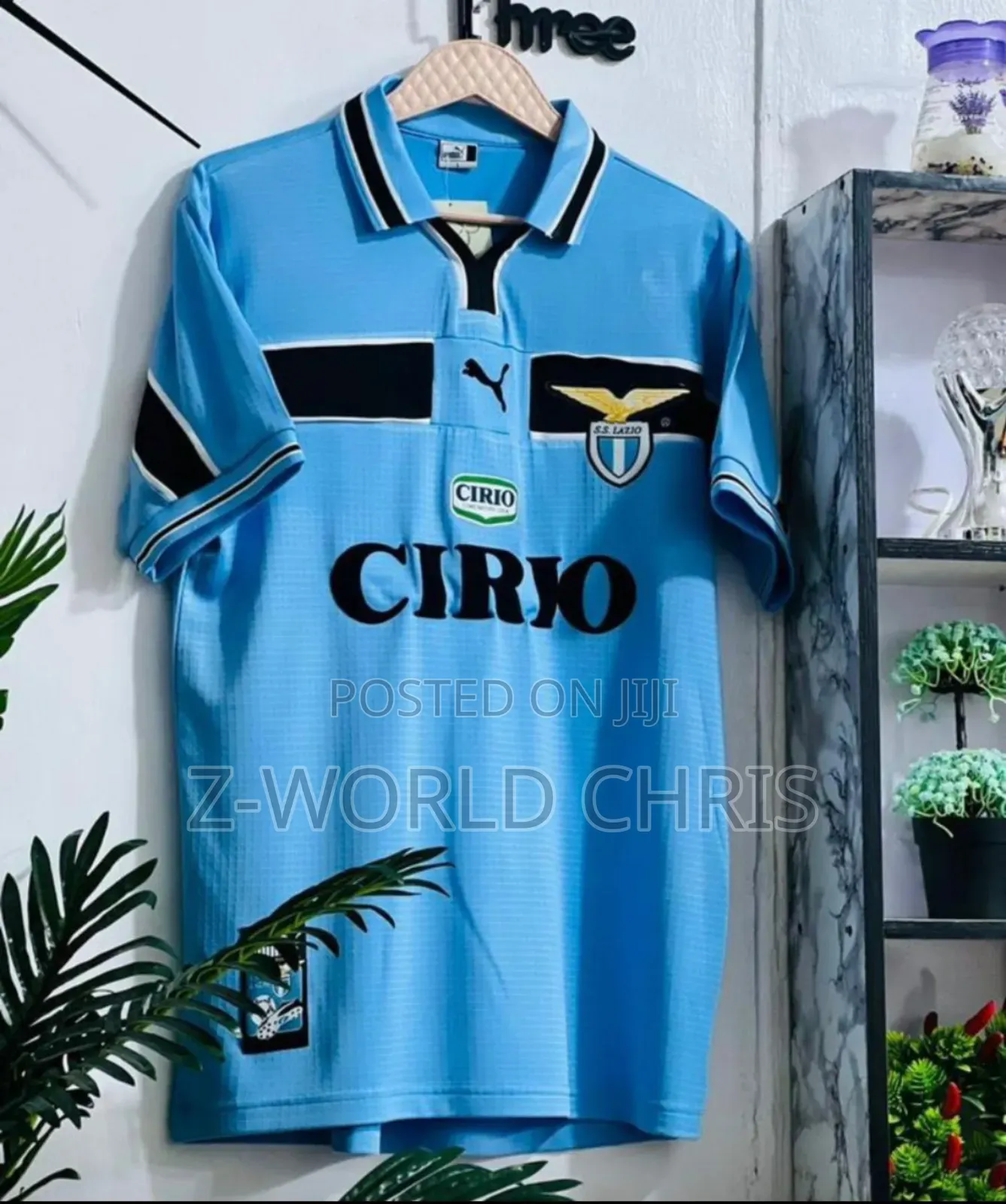 Lazio Official Retro Blue Jersey