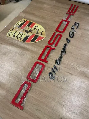 Logs Alphabet Porsche Cayenne Panamera
