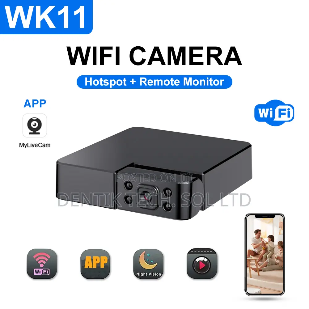 Wk11 Mini Video Support Automatic Night Vision Wifi Camera