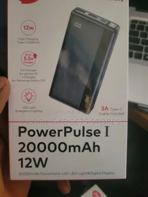 Itel Powerpulse 1 20000mah 12w Power Bank