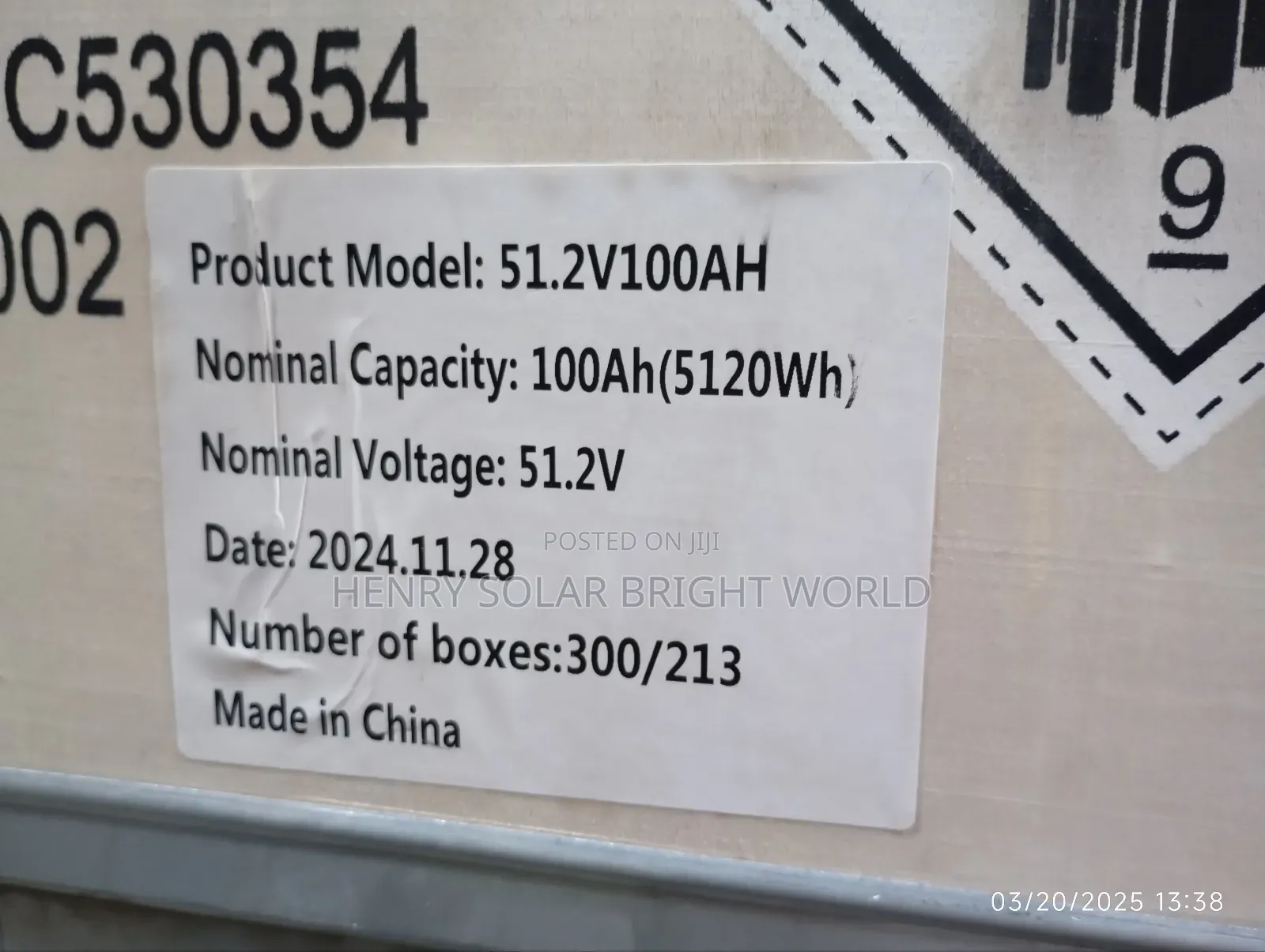 SMS 5kwh 51.2v Lithium Battery